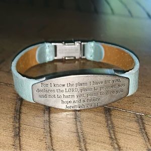 Engraved Bible Verse Bracelet